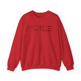 Smile Unisex Heavy Blend™ Crewneck Sweatshirt - Positive Vibes for Every Occasion