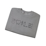 Smile Unisex Heavy Blend™ Crewneck Sweatshirt - Positive Vibes for Every Occasion