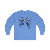 Sonography Blue Bow Long Sleeve Tee