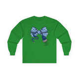 Sonography Blue Bow Long Sleeve Tee