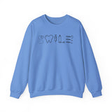 Smile Unisex Heavy Blend™ Crewneck Sweatshirt - Positive Vibes for Every Occasion