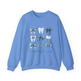 Dental Awareness Crewneck Sweatshirt - "It's A Good Day To Save Teeth"