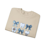 Dental Awareness Crewneck Sweatshirt - "It's A Good Day To Save Teeth"