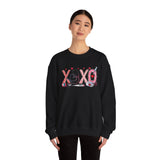 'XOXO' Valentine Hearts Graphic Crewneck Sweatshirt -
