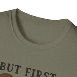 But First Coffee Softstyle T-Shirt - Perfect for Coffee Lovers