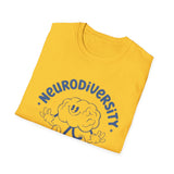 Neurodiversity Unisex Softstyle T-Shirt - Celebrate Unique Minds