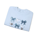 Dental Awareness Crewneck Sweatshirt - "It's A Good Day To Save Teeth"