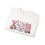 'XOXO' Valentine Hearts Graphic Crewneck Sweatshirt -