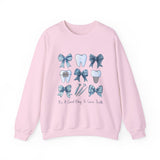 Dental Awareness Crewneck Sweatshirt - "It's A Good Day To Save Teeth"