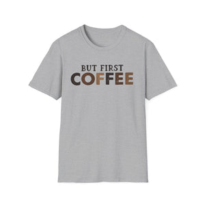 But First Coffee Softstyle T-Shirt - Perfect for Coffee Lovers