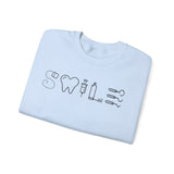 Smile Unisex Heavy Blend™ Crewneck Sweatshirt - Positive Vibes for Every Occasion