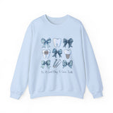 Dental Awareness Crewneck Sweatshirt - "It's A Good Day To Save Teeth"