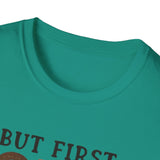 But First Coffee Softstyle T-Shirt - Perfect for Coffee Lovers